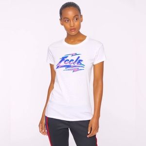 Pam & Gela White Graphic Tee